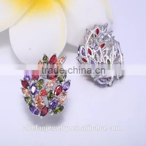 Indian Peacock Designer Earrings Top Design thumbnail-2