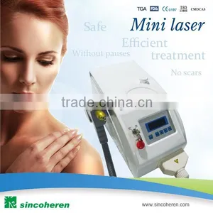 Mini Beauty Salon 1064nm/532nm ND YAG Q-switched Laser Tattoo 532nm Removal Machine And Age Spots Removal Nd Yag Laser Tattoo Removal Laser Machine thumbnail-1