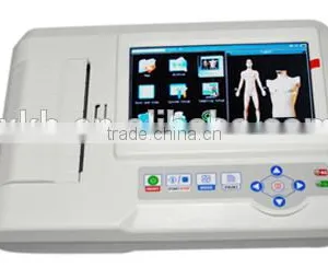 Portable Ecg Machine Digital 6-channel Touch Screen Color Electrocardiograph ECG EKG Machine With Software thumbnail-2