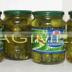 Best Selling Vietnam Pickled Cucumbers in Jar, Gherkins 6-9cm 1500ml thumbnail-2