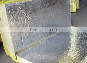 Yellow Color Thermal Insulation Rockwool Soundproofing With Single Aluminum Foil thumbnail-4