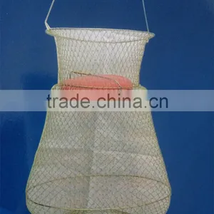 Collapsible Wire Mesh Fish Trap, Foldable Fishing Tackle thumbnail-6