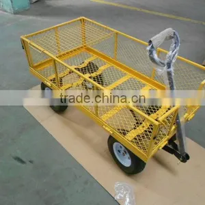 4 Wheel Metal Tool Cart / Steel Mesh Trolley TC4205E thumbnail-1