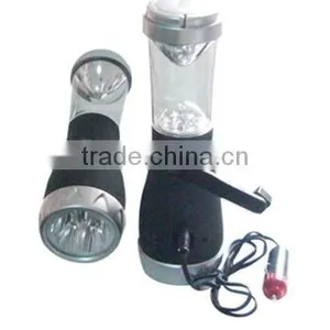 Portable Two Function Hand Crank Dynamo Camping Light thumbnail-1