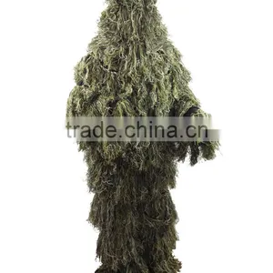 Hybrid Woodland Camouflage Ghillie Suit Light Weight thumbnail-1