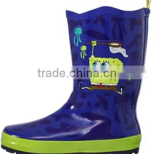 Little Boys' SpongeBob Rain Rubber Boots thumbnail-1