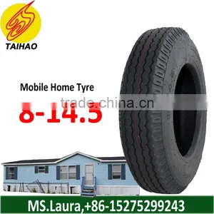 Mobile Home Trailer Tire 8-14.5 With Tube and Flap thumbnail-1