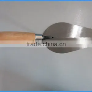 Decorative Size Wooden Handle Bricklaying Trowel thumbnail-1
