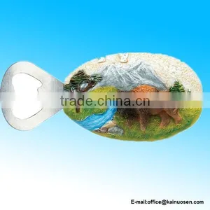Buffalo Resin Stone Finish Magnet With Bottle Opener thumbnail-1