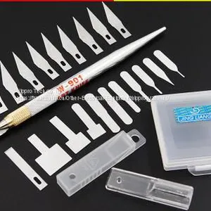 Phone A8 A9 CPU Remove Tool and Graver With 21pcs Blades thumbnail-1