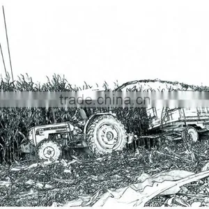 New Design Hot Sale Tractor PTO Drived Corn Maize Harvester With Top Quality thumbnail-2