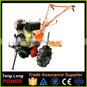 10hp Air Cooled Diesel Power Tiller Cultivator OEM Your Own Brand Name thumbnail-1