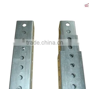 Galvanized Square Steel Road Sign Post With Holes thumbnail-3