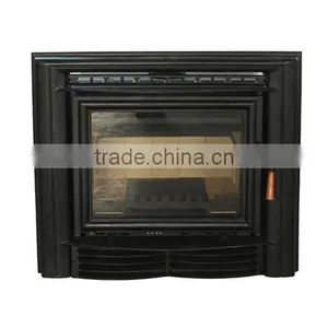 Best Sale Indoor Insert Steel Plate Wood Stove Fireplace Cast Iron Stove Good Quality 17KW thumbnail-1