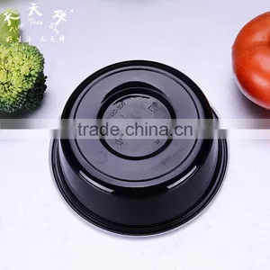 Plastic Round Meal Preparation Container / Food Saver With Clear Lid, Leak Proof, Microwavable Plastic Food thumbnail-5