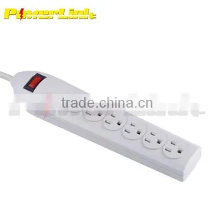 H80130 UL/CUL 6 Outlet Power Strip With Surge Protectors / Power Bar / Power Sockets thumbnail-1