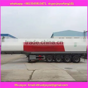 50cbm Aluminum Tank Semi-trailer Oil Tanker Trailer 50000 Liters Fuel Tank Semi Trailer thumbnail-1