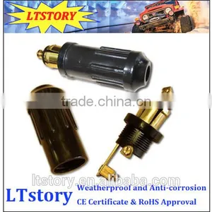 Black Color Car Merit 12V Rated Voltage 0-35V DC Max Current 16A Power Plug Power Socket thumbnail-5
