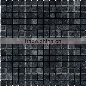NATURAL JET BLACK MARBLE MOSAIC TILES thumbnail-4