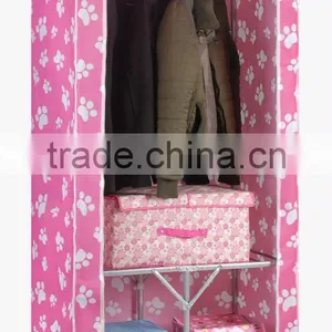 Bedroom Wardrobe Clothes Storage Cabinet thumbnail-1