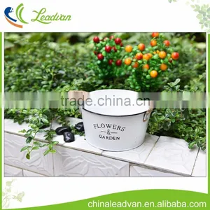 Cheap Sale Rustic Home Decoration Garden Ornaments Unbreakable Floral Big Square Flower Pots thumbnail-6