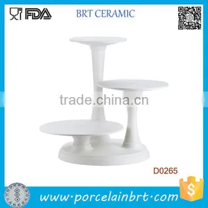 2016 New Style White Independent Bracket 3 Tier Cake Stand thumbnail-1