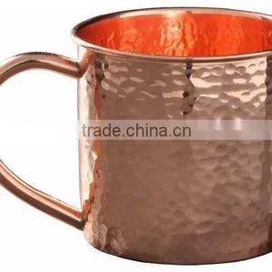 Hammered High Quality Manufacturer Moscow Mule Copper Mug thumbnail-1