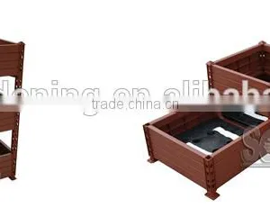 New Products Vertical Garden Plastic Square Flower Pot Modular thumbnail-5