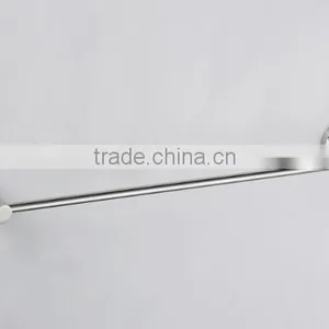 New Design Bathroom Accessories Stainless Steel and Zinc Alloy Chrome Single Towel Bar thumbnail-1