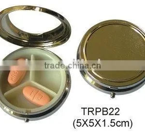 Metal Pill Box With 3 Compartments thumbnail-1