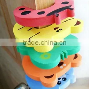 Baby Safety Foam Door Jammer Guard Finger.Protector Stoppers - Animal Designs.H0102 thumbnail-2