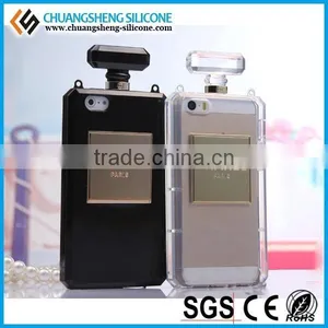 Luxury Diamond Rhinestone Perfume Bottle Case for IPhone 6 / 6 Plus/ 4 4S 5 5S for Samsung S4 Note 2/3 Mobile Phone Covers thumbnail-1