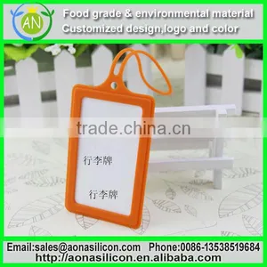 Fashion Custom Gift Airplane Soft Silicone Luggage Tags thumbnail-1
