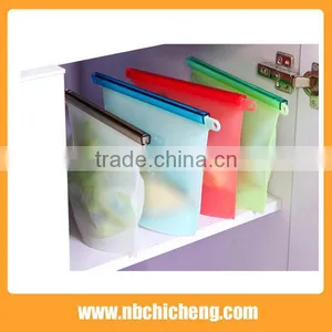 Silicone Fresh Vacuum/Kitchen Storage Bag/Silicone Food Storage Bag thumbnail-4