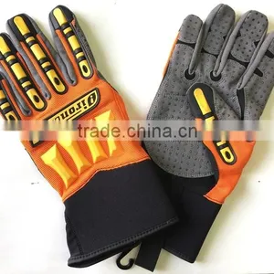 High Quality Harley Style Oilfield Gloves for Knuckle Protection Waterproof Skidproof Gloves thumbnail-1