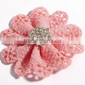 Mini Cute Fabric Flower Clip for Kids Hair Accessories thumbnail-3