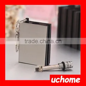 UCHOME Square Type Stainless Steel Match Million Times Camping Matches Military Camp Fire Lighter thumbnail-1