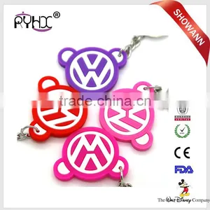 2017 Hot Sale New Product Custom Colorful PVC Keychain Made In China Wholesale thumbnail-5