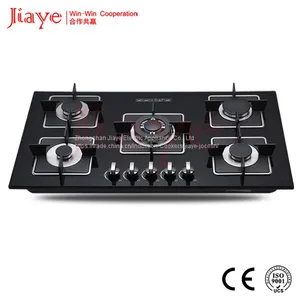 Tempered Glass Gas Hob/90cm Kitchen Gas Stove/Built in 5 Burner Gas Cooker JY-G5026 thumbnail-1