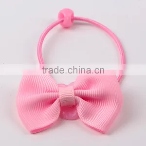 Wholesale Pink Grosgrain Ribbon Girls Baby Headband thumbnail-1