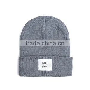 Blank Pattern Woolen Knitted Hat thumbnail-3