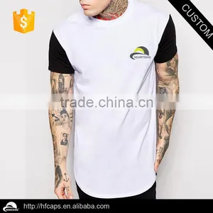 White And Black Screen Printing Two Tone T-shirt thumbnail-1