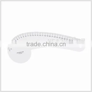 Kearing 32cm Luxury Metal Very Form Rulers for Fashion Designing Aluminum Rulers# 6132A thumbnail-1