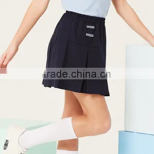 2017 Summer Girls' New Skirt of the New School Ribbon A Skirt thumbnail-3
