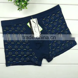Hot Sale Wholesale Printing Bamboo Fiber Sexy Boxer Men Briefs Underwear thumbnail-4