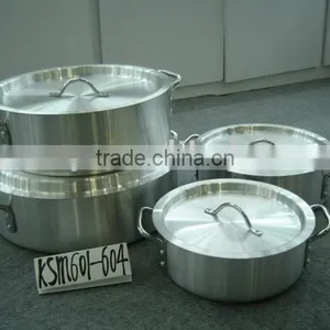 ALUMINIUM SAUCE PAN FLAT WITH TWO HANDLE IN SET thumbnail-1