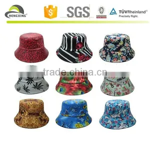 Unisex Men Women Fishing Outdoor Cap Floral Bucket Sun Hats Sport thumbnail-1