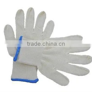 10g Nylon Knitted White Cotton Glove thumbnail-4