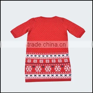 Girls Cotton Knit Dress thumbnail-1