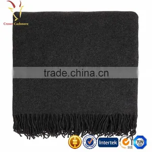 Soft Knitted Luxe Baby Wool Cashmere Blanket thumbnail-1